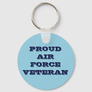 Veteraan van de luchtmacht Sleutelhanger Proud