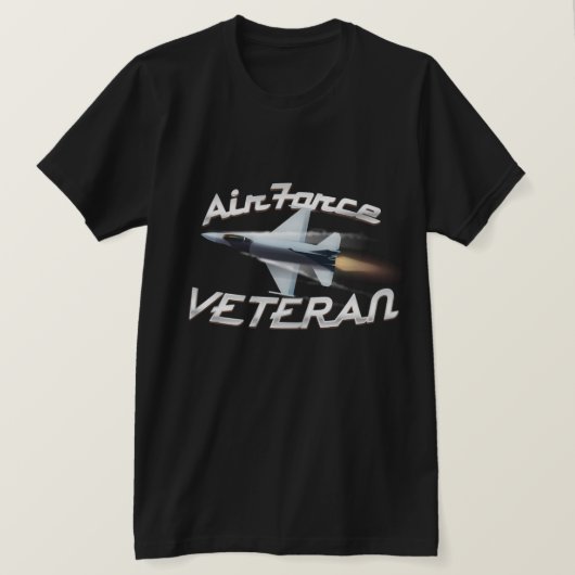 Veteraan van de luchtmacht t-shirt (Design voorkant)