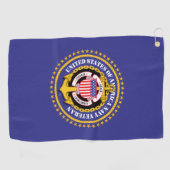 Veteraan van de Marine Golfhanddoek (Horizontaal)