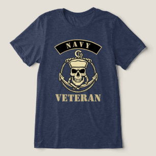 Veteraan van de Marine Tri-Blend Shirt