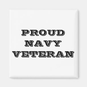 Veteraan van de marine van Magnet Proud