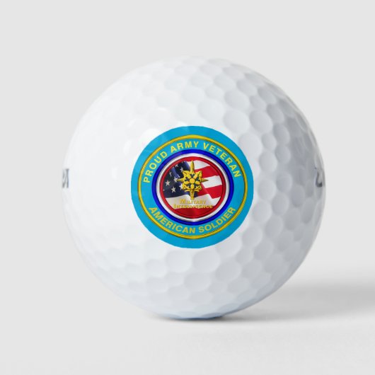 Veteraan van de militaire inlichtingendienst van h golfballen (Voorkant)