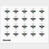 Veteraan van de Royal Marines Ronde Sticker (Vel)