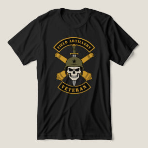 Veteraan van de veldartillerie Tri-Blend shirt