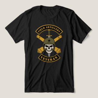 Veteraan van de veldartillerie Tri-Blend shirt