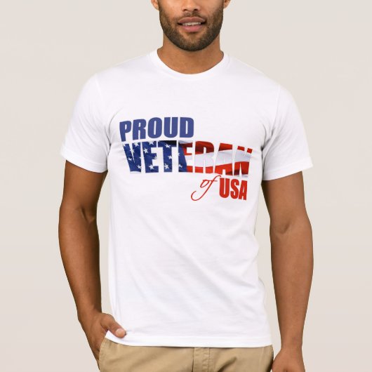 Veteraan van de Verenigde Staten T-shirt (Voorkant)