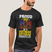 Veteraan van een Vietnam-veteraan T-shirt (Voorkant)