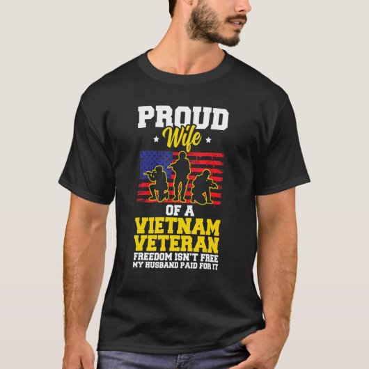 Veteraan van een Vietnam-veteraan T-shirt (Voorkant)