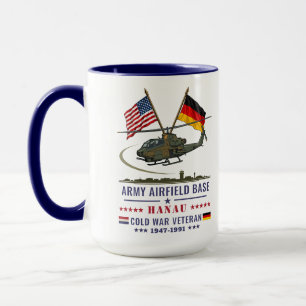 Veteraan van Hanau Army Airfield uit de Koude Oorl Mok