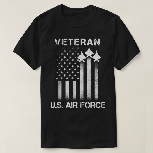 Veteraan van het Amerikaanse T-shirt van de Amerik (Design voorkant)