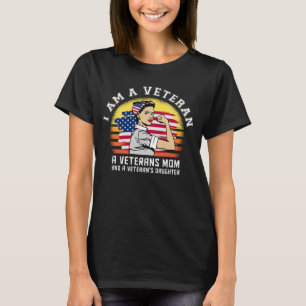 Veteraan van het Amerikaanse Vrouw Ik ben veteraan T-shirt