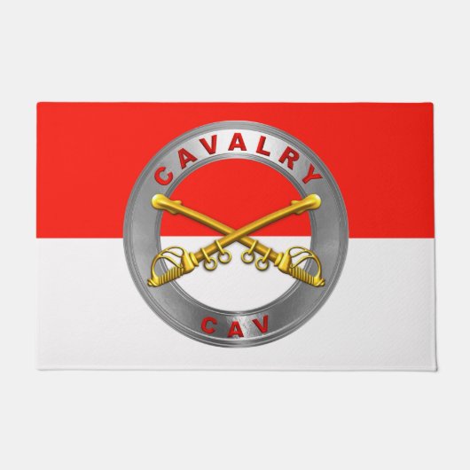 Veteraan van het Cavalerie Leger Deurmat (Voorkant)