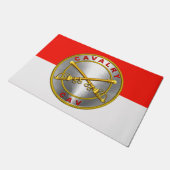 Veteraan van het Cavalerie Leger Deurmat (Schuin)