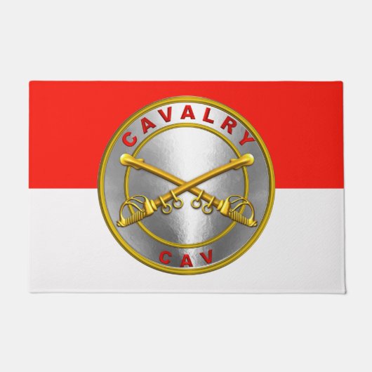 Veteraan van het Cavalerie Leger Deurmat (Voorkant)