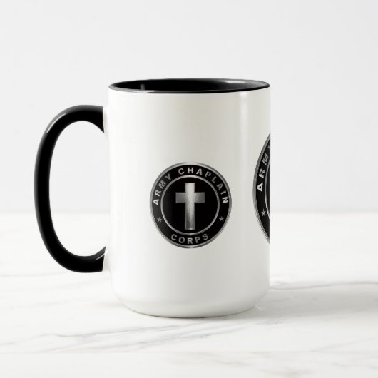 Veteraan van het Chaplain Corps Army Mok (Links)