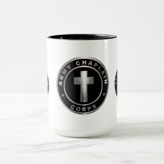 Veteraan van het Chaplain Corps Army Mok (Midden)