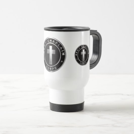Veteraan van het Chaplain Corps Army Reisbeker (Voorkant rechts)