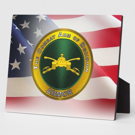 Veteraan van het leger fotoplaat (Zijkant)