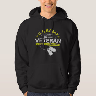 Veteraan van het leger van de VS 75 Hoodie