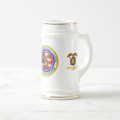 Veteraan van het leger van Proud Quartermaster Bierpul (Voorkant rechts)