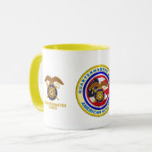 Veteraan van het leger van Proud Quartermaster Mok (Voorkant links)