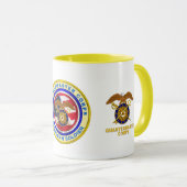 Veteraan van het leger van Proud Quartermaster Mok (Voorkant rechts)