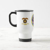 Veteraan van het leger van Proud Quartermaster Reisbeker (Links)