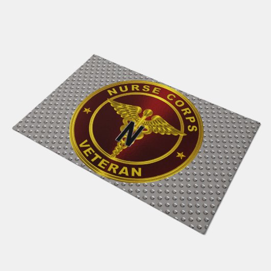 Veteraan van het legerrangeerkorps deurmat (Schuin)