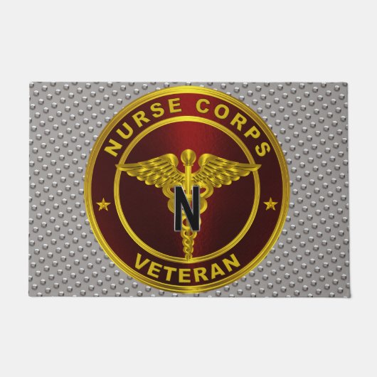 Veteraan van het legerrangeerkorps deurmat (Voorkant)