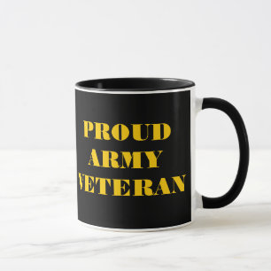 Veteraan van het mok Proud Leger