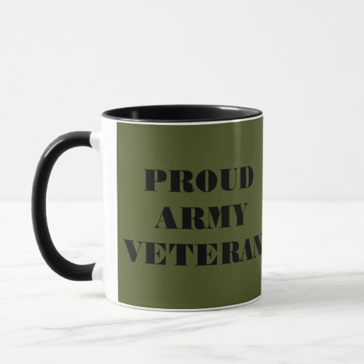 Veteraan van het mok Proud Leger (Links)