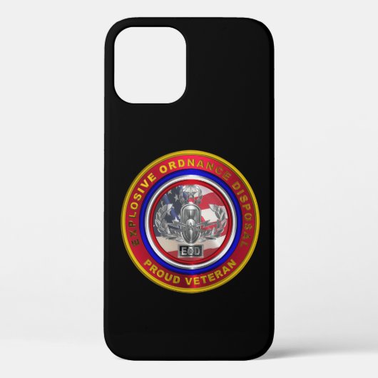 Veteraan van het onschadelijk maken van explosieve Case-Mate iPhone case (Achterkant)