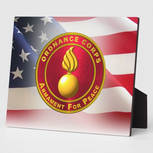 Veteraan van het Ordnance Corps Army Fotoplaat (Zijkant)