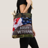 Veteraan van het Patriottische Leger Tote Bag (Dichtbij)