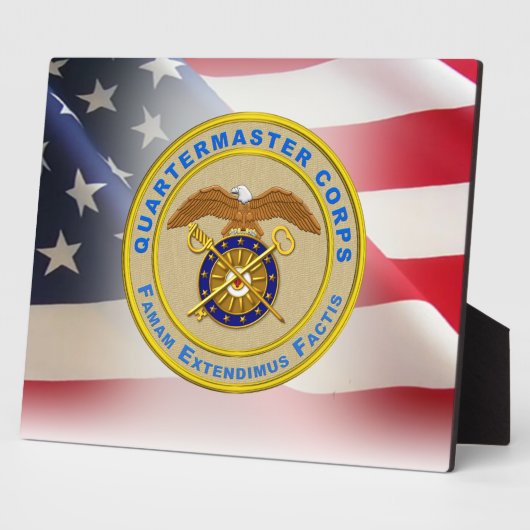 Veteraan van het Quartermaster Corps Leger Fotoplaat (Zijkant)