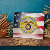 Veteraan van het Quartermaster Corps Leger Fotoplaat (Zijkant)