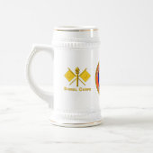 Veteraan van het rode legersignaal bierpul (Links)