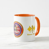 Veteraan van het rode legersignaal mok (Voorkant rechts)