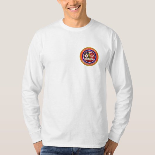 Veteraan van het rode legersignaal t-shirt (Voorkant)