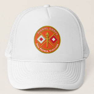 Veteraan van het Signaal Corps Trucker Pet