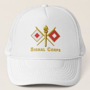 Veteraan van het Signaal Corps Trucker Pet