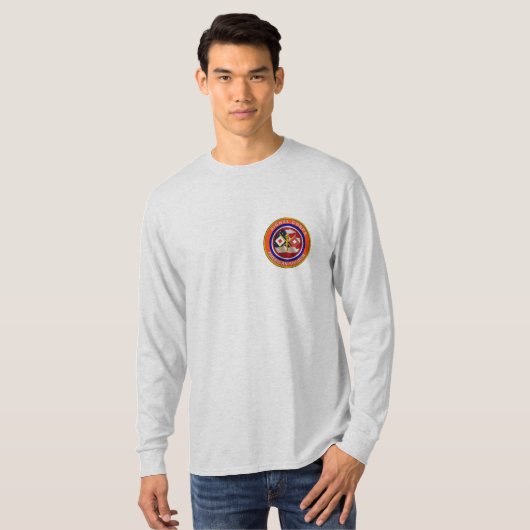 Veteraan van het Signaalcorps T-shirt (Voorkant volledig)