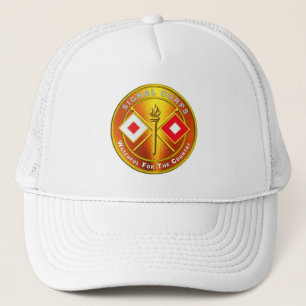 Veteraan van het Signal Corps Trucker Pet