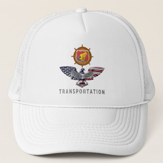 Veteraan van het Transportkorps Trucker Pet (Voorkant)