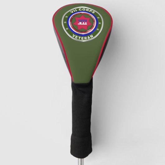 Veteraan van het VII Corps Golfheadcover (Voorkant)
