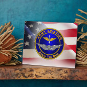 Veteraan van het vliegend leger fotoplaat (Zijkant)