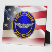 Veteraan van het vliegend leger fotoplaat (Zijkant)