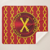 Veteraan van veldartillerie sherpa deken (Voorkant (horizontaal))