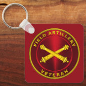 Veteraan van veldartillerie sleutelhanger (Voorkant)