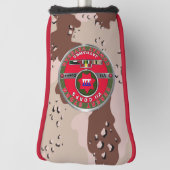 Veteraan van VII Corps Desert Storm Golfheadcover (Draai 90)